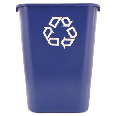 WRC WASTE CAN 41 QT BLUE RECYCLE
