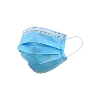 FACE MASK 3 PLY BLUE 50/BOX