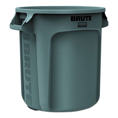 WRC BRUTE 10GAL WASTE CAN GRAY