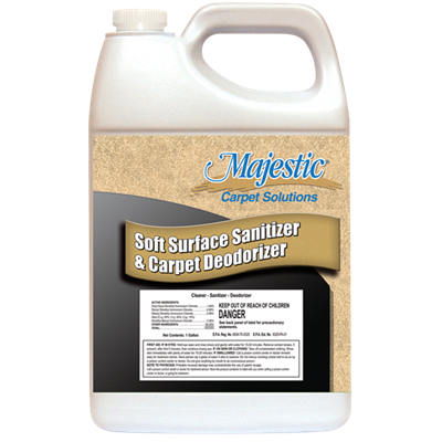 SOFT SURFACE SANITIZER AND DEODORIZER