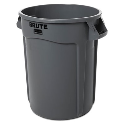 WRC BRUTE 32GAL WASTE CAN  GRAY